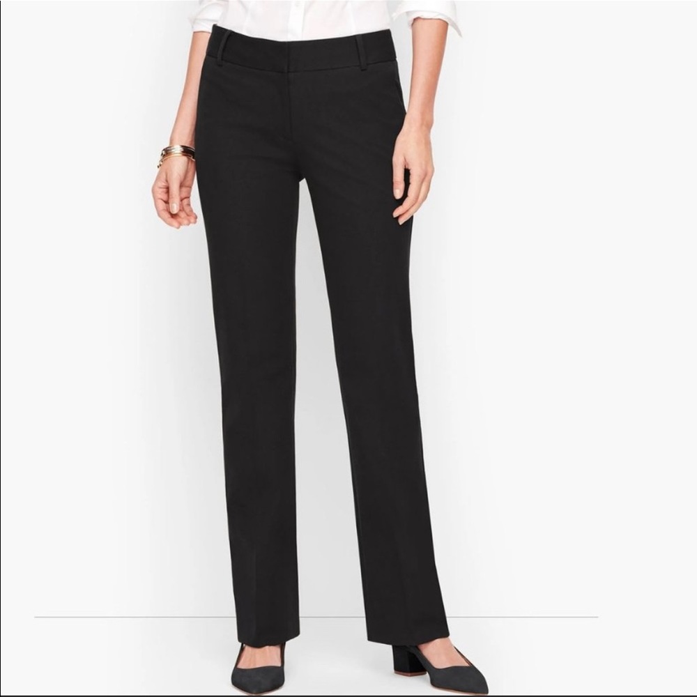 ITEM HAS BEEN SOLD Talbots ‘Barely Boot’ black boot cut pants, size 12